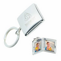 Sterling Silver Plated Square Photo Frame Key Holder